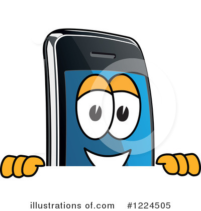 Smart Phone Clipart #1224505 by Toons4Biz
