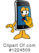 Smart Phone Clipart #1224509 by Mascot Junction