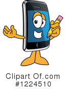 Smart Phone Clipart #1224510 by Mascot Junction
