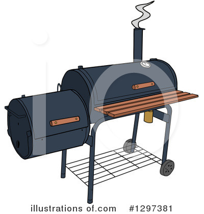 Royalty-Free (RF) Smoker Clipart Illustration by LaffToon - Stock Sample #1297381