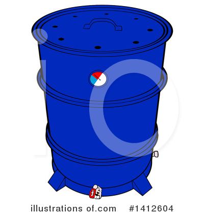 Royalty-Free (RF) Smoker Clipart Illustration by LaffToon - Stock Sample #1412604