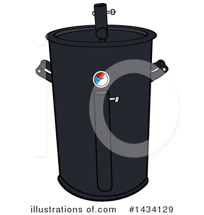 Royalty-Free (RF) Smoker Clipart Illustration by LaffToon - Stock Sample #1434129
