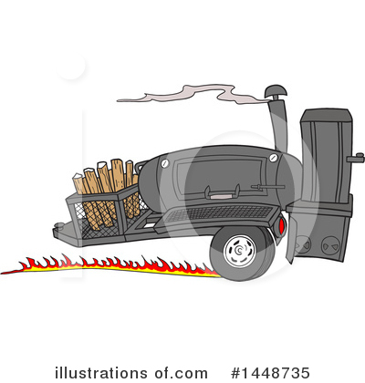 Royalty-Free (RF) Smoker Clipart Illustration by LaffToon - Stock Sample #1448735
