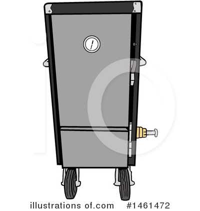 Royalty-Free (RF) Smoker Clipart Illustration by LaffToon - Stock Sample #1461472