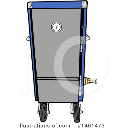 Royalty-Free (RF) Smoker Clipart Illustration by LaffToon - Stock Sample #1461473