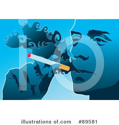 Royalty-Free (RF) Smoker Clipart Illustration by mayawizard101 - Stock Sample #89581