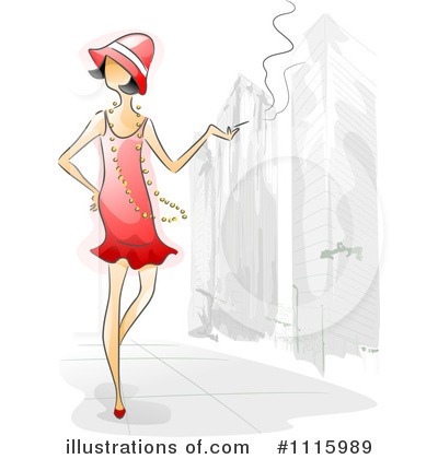 Flapper Clipart #1115989 by BNP Design Studio