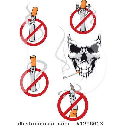 Cigarette Mascot Clipart #1296613 by Vector Tradition SM