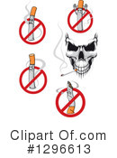 Smoking Clipart #1296613 by Vector Tradition SM