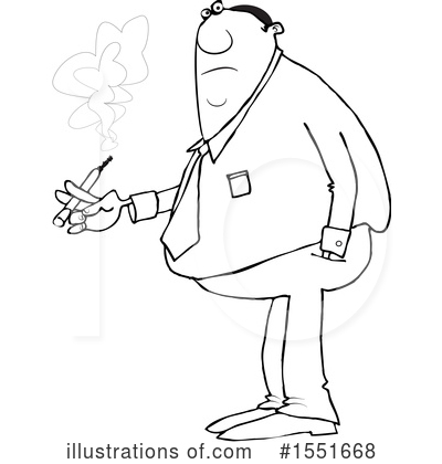 Royalty-Free (RF) Smoking Clipart Illustration by djart - Stock Sample #1551668