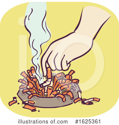 Royalty-Free (RF) Smoking Clipart Illustration by BNP Design Studio - Stock Sample #1625361
