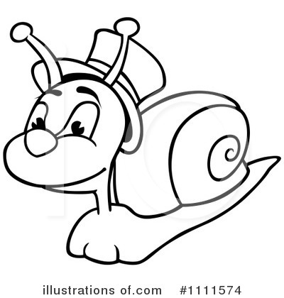 Royalty-Free (RF) Snail Clipart Illustration by dero - Stock Sample #1111574