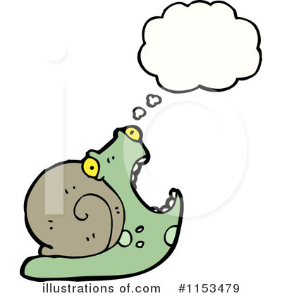 Royalty-Free (RF) Snail Clipart Illustration by lineartestpilot - Stock Sample #1153479