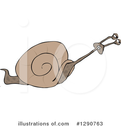Royalty-Free (RF) Snail Clipart Illustration by djart - Stock Sample #1290763