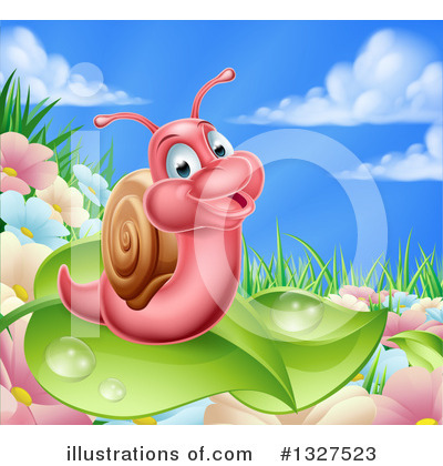 Snail Clipart #1327523 by AtStockIllustration