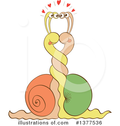 Royalty-Free (RF) Snail Clipart Illustration by Zooco - Stock Sample #1377536