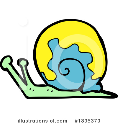 Royalty-Free (RF) Snail Clipart Illustration by lineartestpilot - Stock Sample #1395370