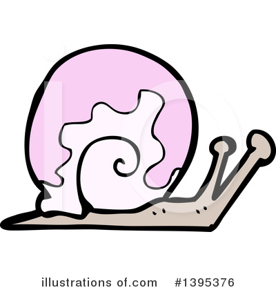 Royalty-Free (RF) Snail Clipart Illustration by lineartestpilot - Stock Sample #1395376