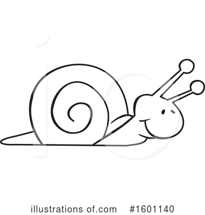Snail Clipart #1601140 by Johnny Sajem