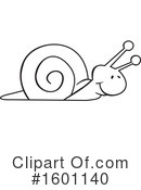 Snail Clipart #1601140 by Johnny Sajem