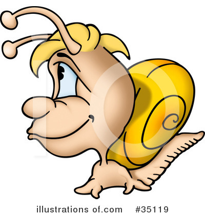 Royalty-Free (RF) Snail Clipart Illustration by dero - Stock Sample #35119