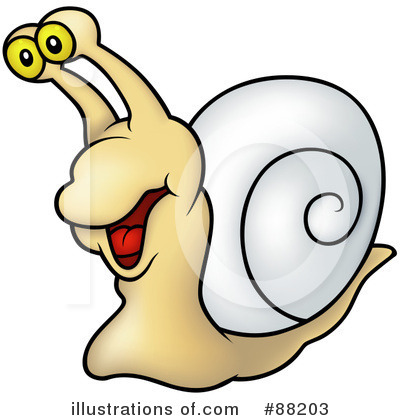 Royalty-Free (RF) Snail Clipart Illustration by dero - Stock Sample #88203