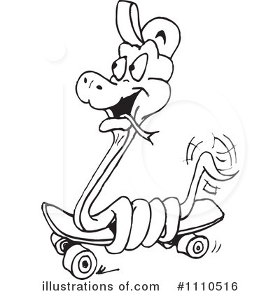 Royalty-Free (RF) Snake Clipart Illustration by Dennis Holmes Designs - Stock Sample #1110516