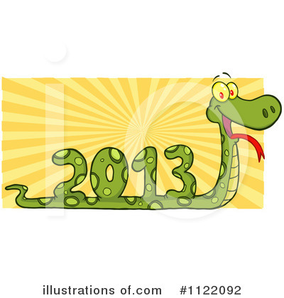 Royalty-Free (RF) Snake Clipart Illustration by Hit Toon - Stock Sample #1122092