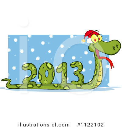 Royalty-Free (RF) Snake Clipart Illustration by Hit Toon - Stock Sample #1122102