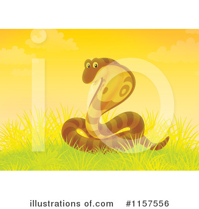 Royalty-Free (RF) Snake Clipart Illustration by Alex Bannykh - Stock Sample #1157556