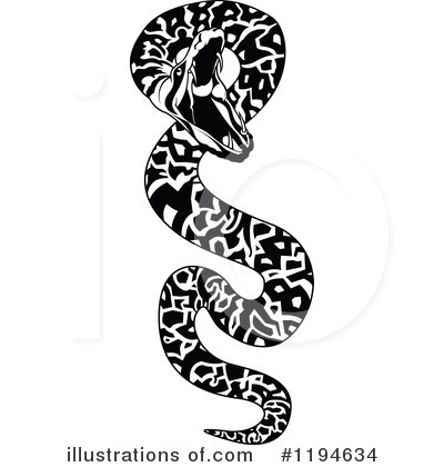Royalty-Free (RF) Snake Clipart Illustration by dero - Stock Sample #1194634