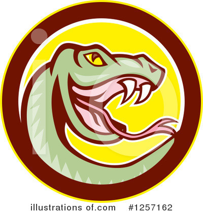 Rattlesnake Clipart #1257162 by patrimonio