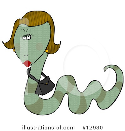 Royalty-Free (RF) Snake Clipart Illustration by djart - Stock Sample #12930