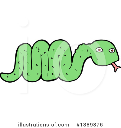 Royalty-Free (RF) Snake Clipart Illustration by lineartestpilot - Stock Sample #1389876