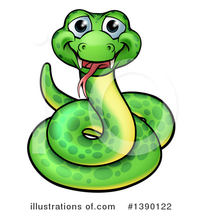 Snake Clipart #1390122 by AtStockIllustration