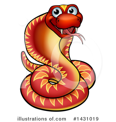 Serpent Clipart #1431019 by AtStockIllustration