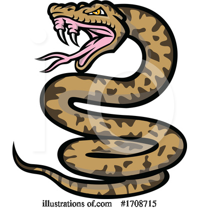 Royalty-Free (RF) Snake Clipart Illustration by patrimonio - Stock Sample #1708715