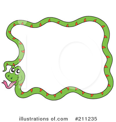Royalty-Free (RF) Snake Clipart Illustration by visekart - Stock Sample #211235
