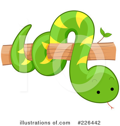 Royalty-Free (RF) Snake Clipart Illustration by BNP Design Studio - Stock Sample #226442