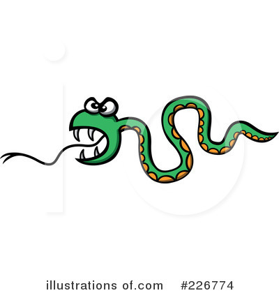 Royalty-Free (RF) Snake Clipart Illustration by Zooco - Stock Sample #226774