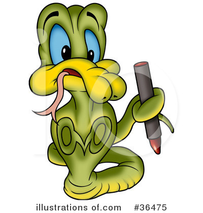 Royalty-Free (RF) Snake Clipart Illustration by dero - Stock Sample #36475