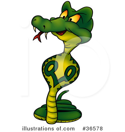 Royalty-Free (RF) Snake Clipart Illustration by dero - Stock Sample #36578