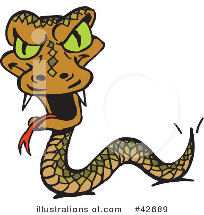 Snake Clipart #42689 by Dennis Holmes Designs