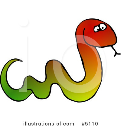 Royalty-Free (RF) Snake Clipart Illustration by djart - Stock Sample #5110