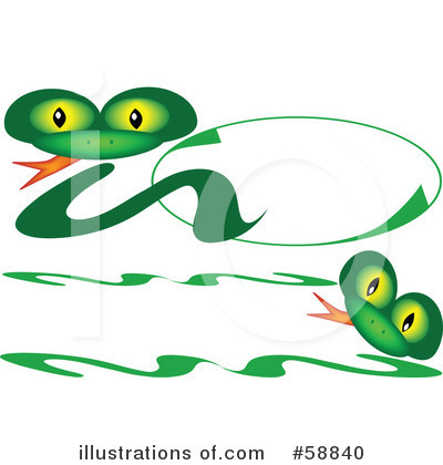 Royalty-Free (RF) Snake Clipart Illustration by kaycee - Stock Sample #58840