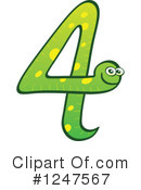 Snake Number Clipart #1247567 by Zooco