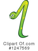 Snake Number Clipart #1247569 by Zooco