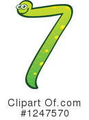 Snake Number Clipart #1247570 by Zooco