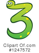 Snake Number Clipart #1247572 by Zooco