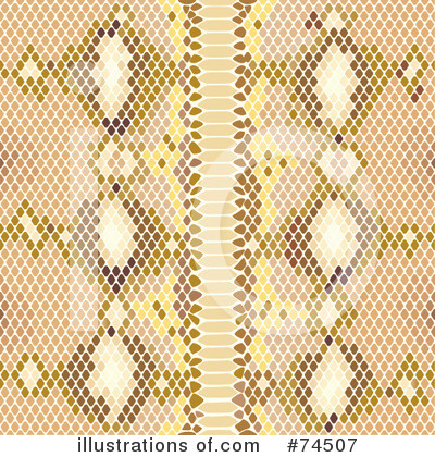 Royalty-Free (RF) Snake Skin Clipart Illustration by Monica - Stock Sample #74507